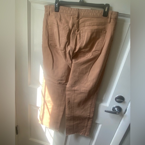 Light Tan Curvy Straight Loft Outlet Jeans - Picture 6 of 6